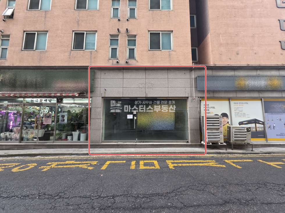 인천 남동구 구월동 전용12평, 인천시청 인근 오피스상권 도로변 1층 공실 월세 매물번호 10957 사진 1